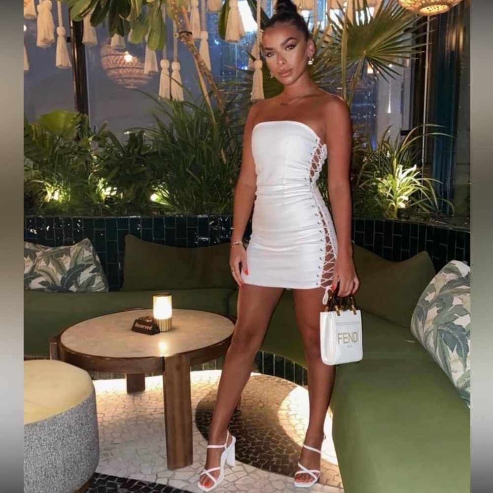 Murci strapless dress